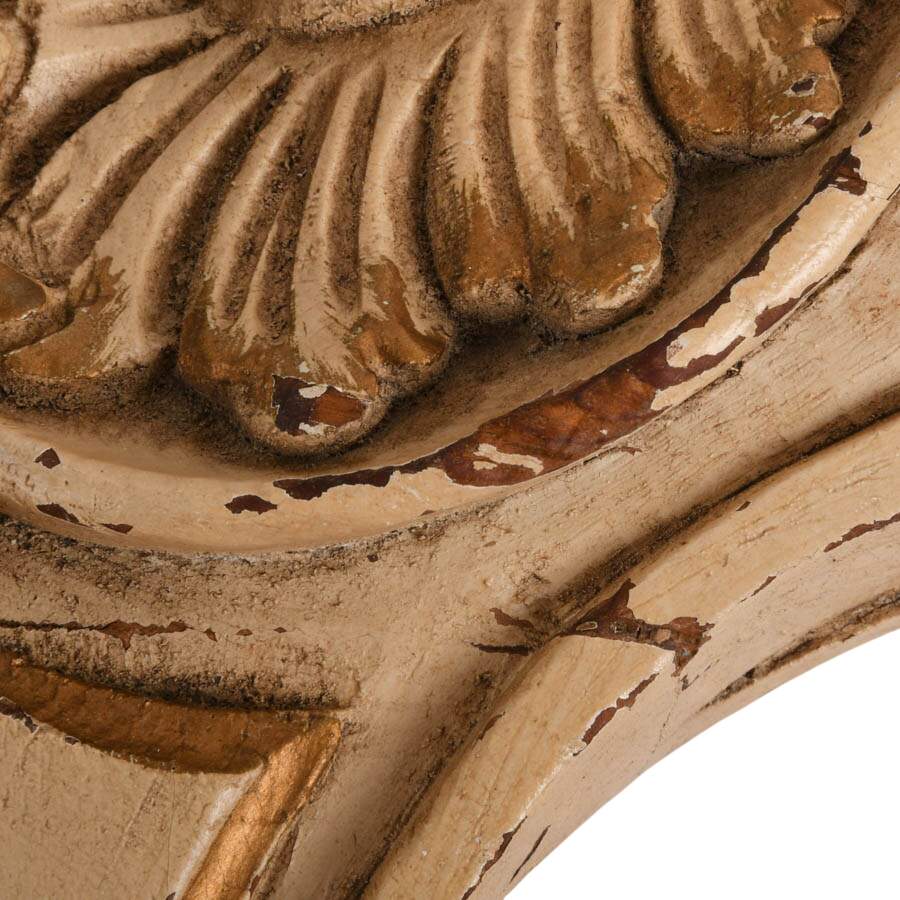 Italian Carved Wooden Wall Mounted Sconce Shelf-7