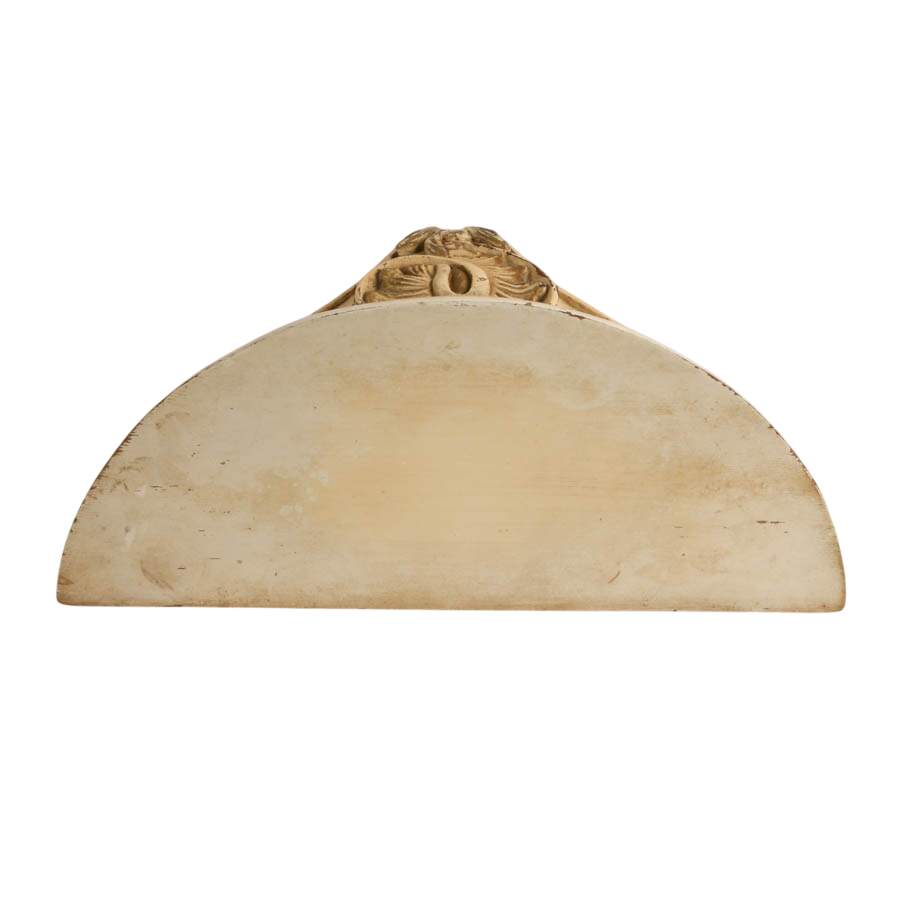 Italian Carved Wooden Wall Mounted Sconce Shelf-6