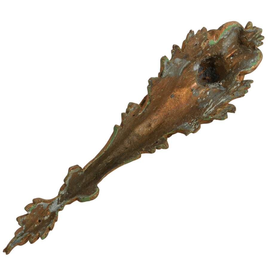 Antique Bronze Ornate Wall Sconce-8