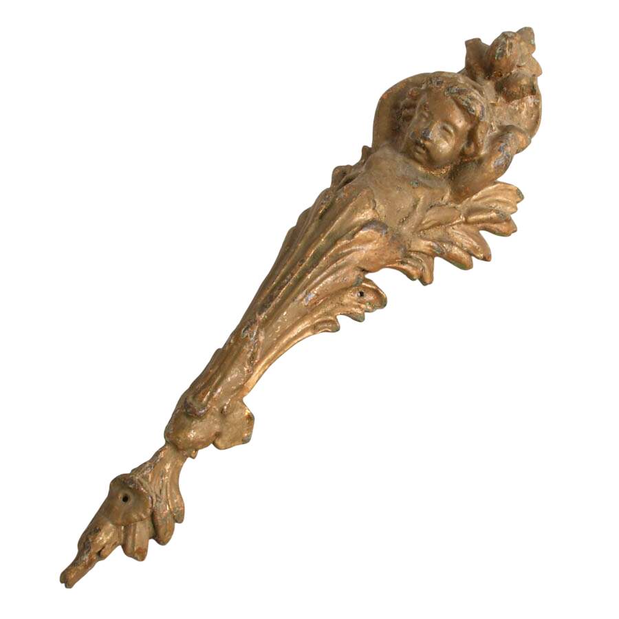 Antique Bronze Ornate Wall Sconce-3