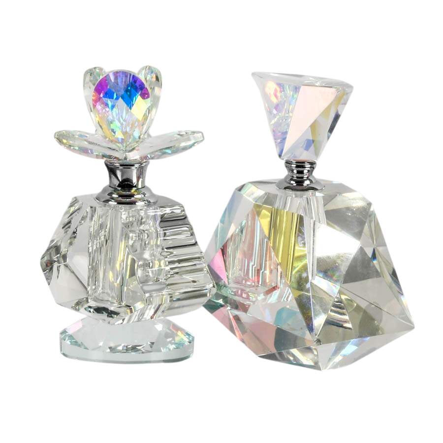 Pair of Crystal Perfume Bottles-6