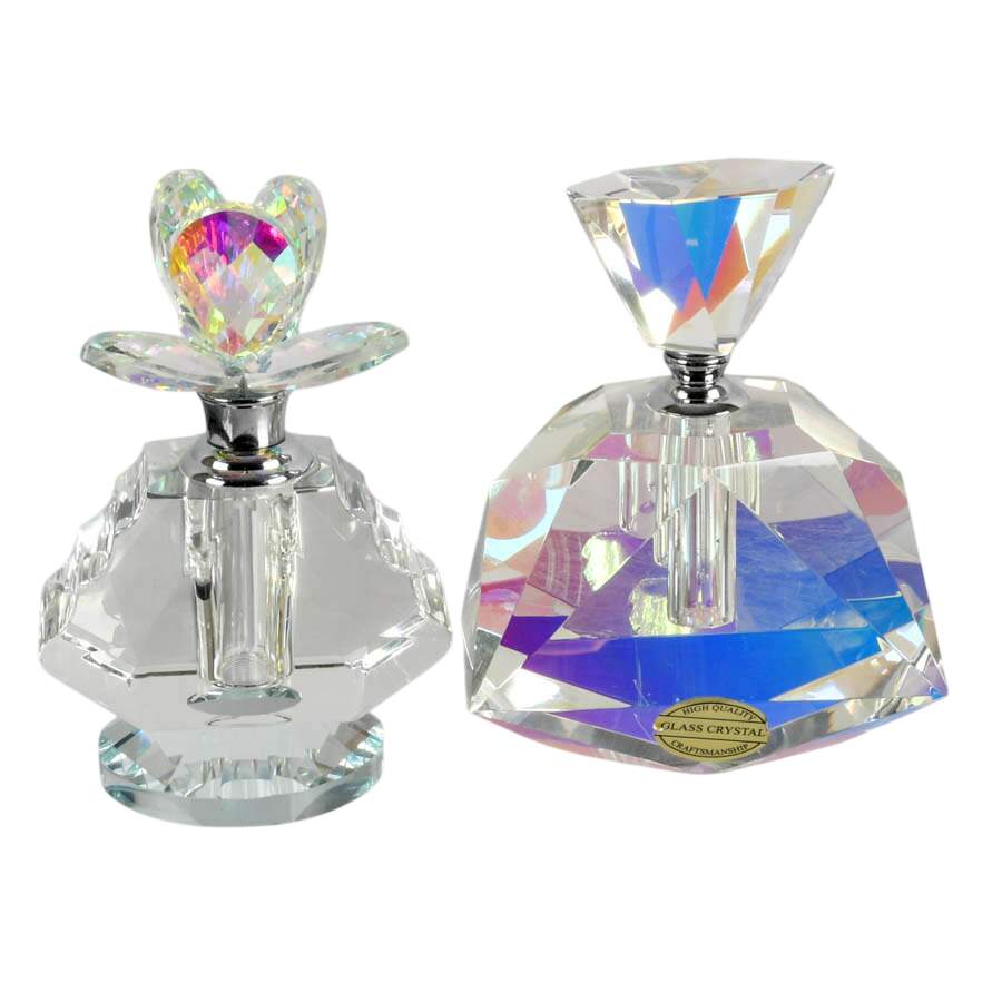 Pair of Crystal Perfume Bottles-4