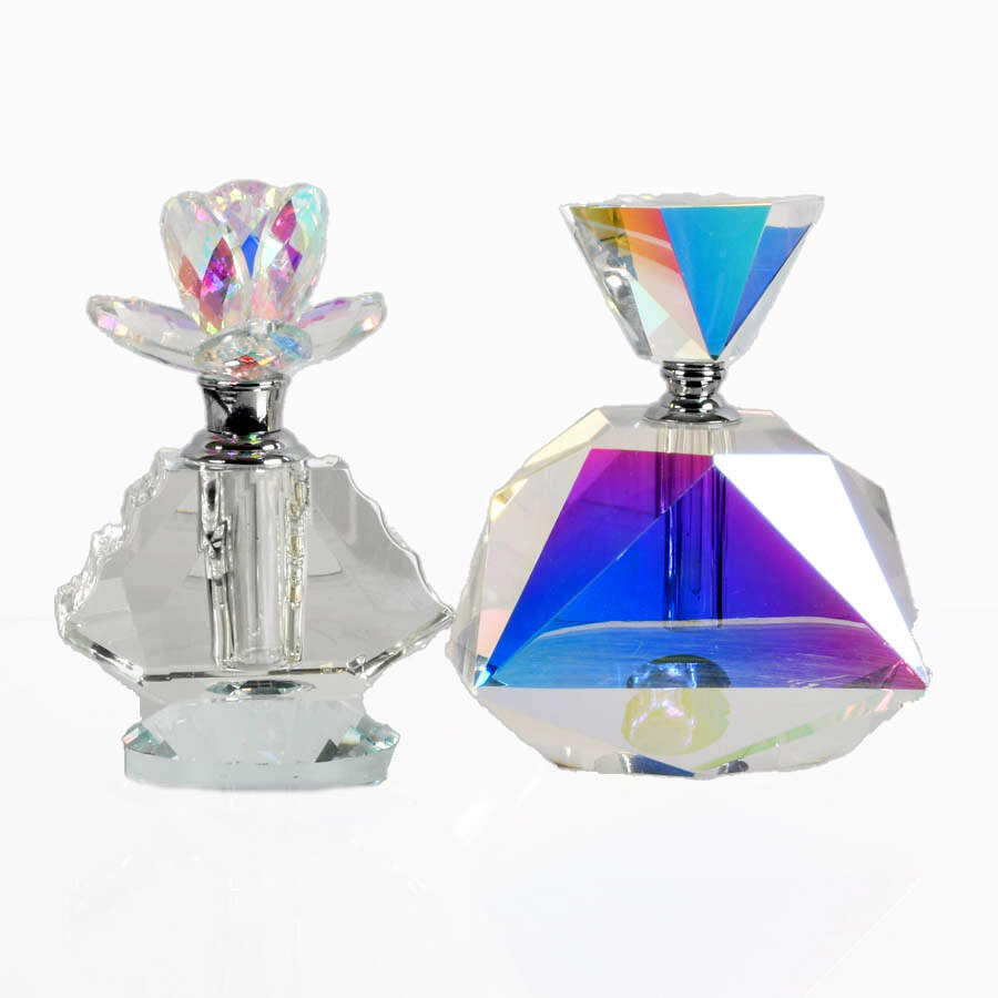 Pair of Crystal Perfume Bottles-1