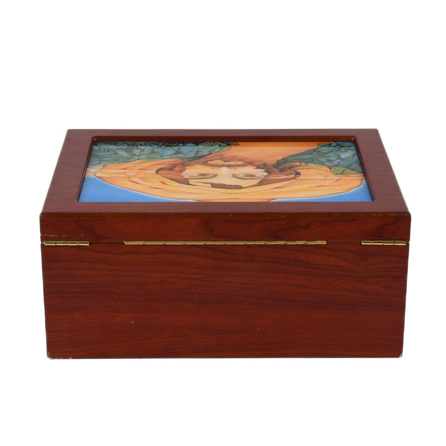 Cigar Portrait Humidor Box-4