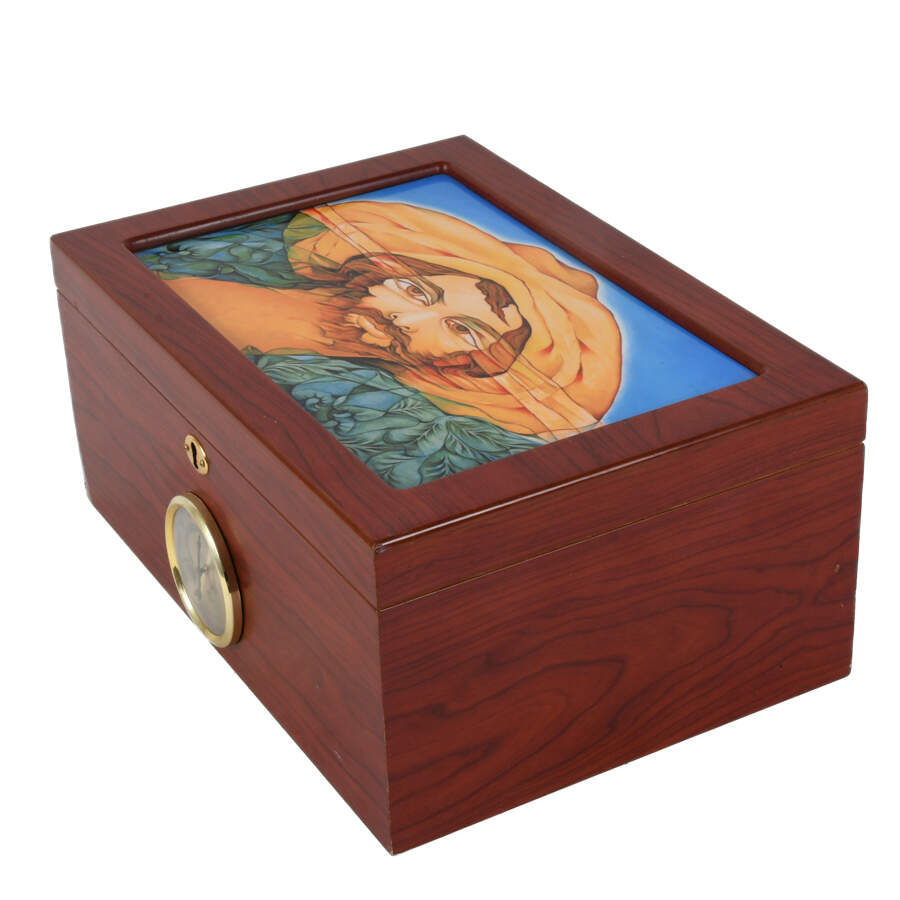 Cigar Portrait Humidor Box-3