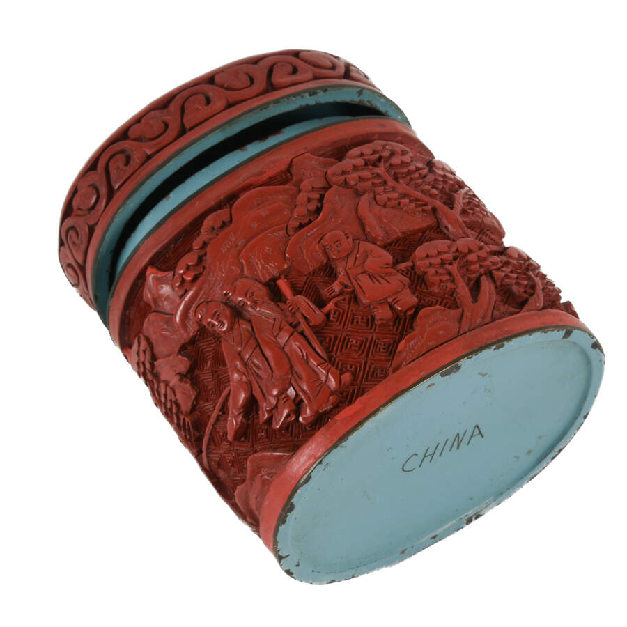 Cinnabar Tea Caddy-9