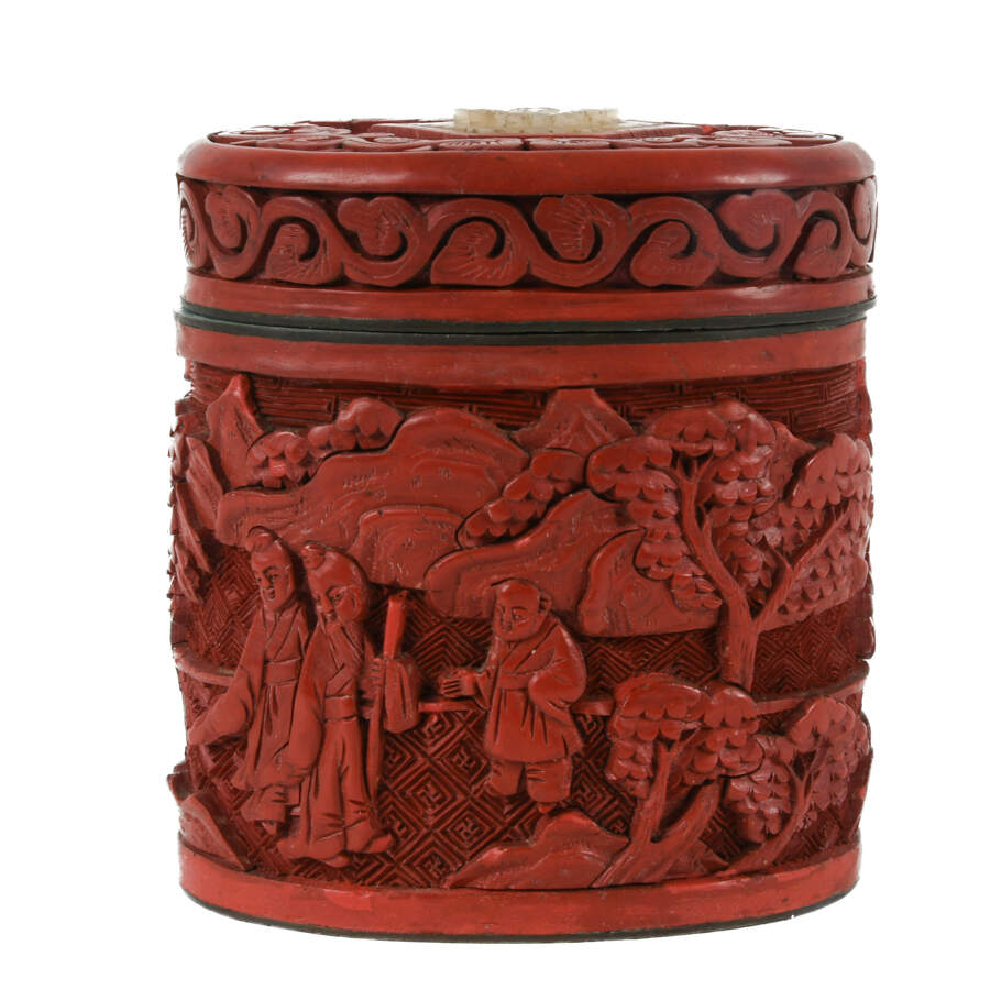 Cinnabar Tea Caddy-3