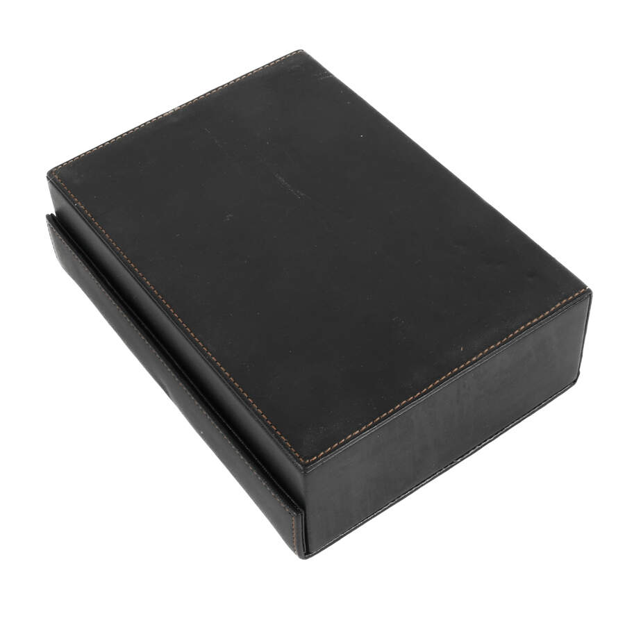 Empty Chanel Leather Gift Box for Men-6