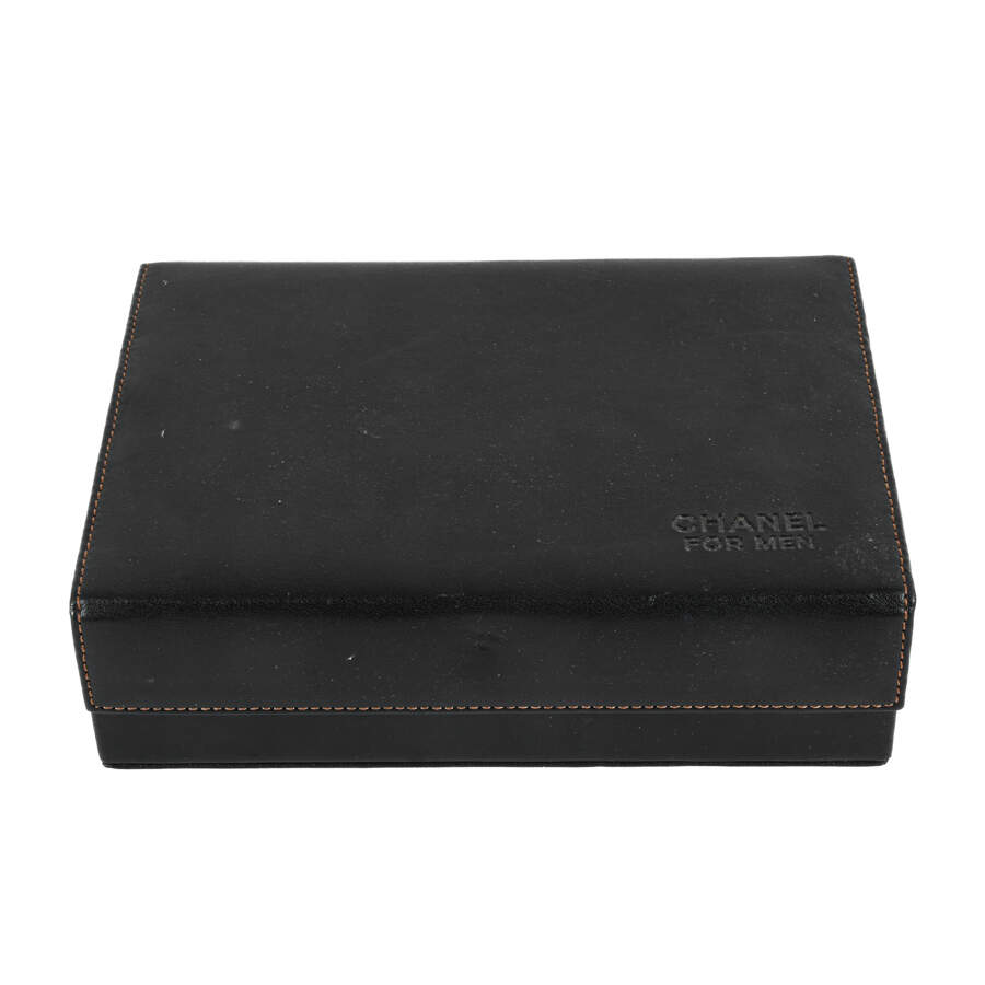 Empty Chanel Leather Gift Box for Men-1