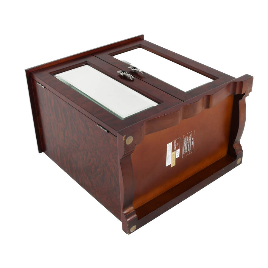 Bombay Co. Mahogany Jeweled and Mirrored Jewelry Chest-9
