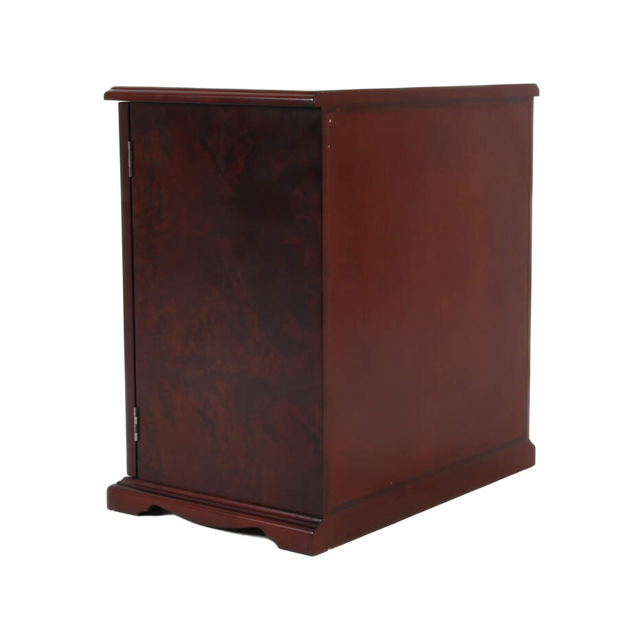 Bombay Co. Mahogany Jeweled and Mirrored Jewelry Chest-6