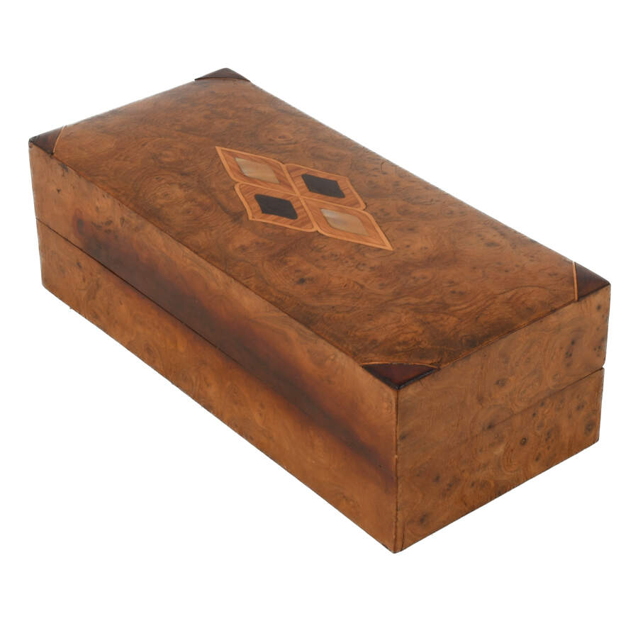 Antique Italian Inlaid Document Box-2