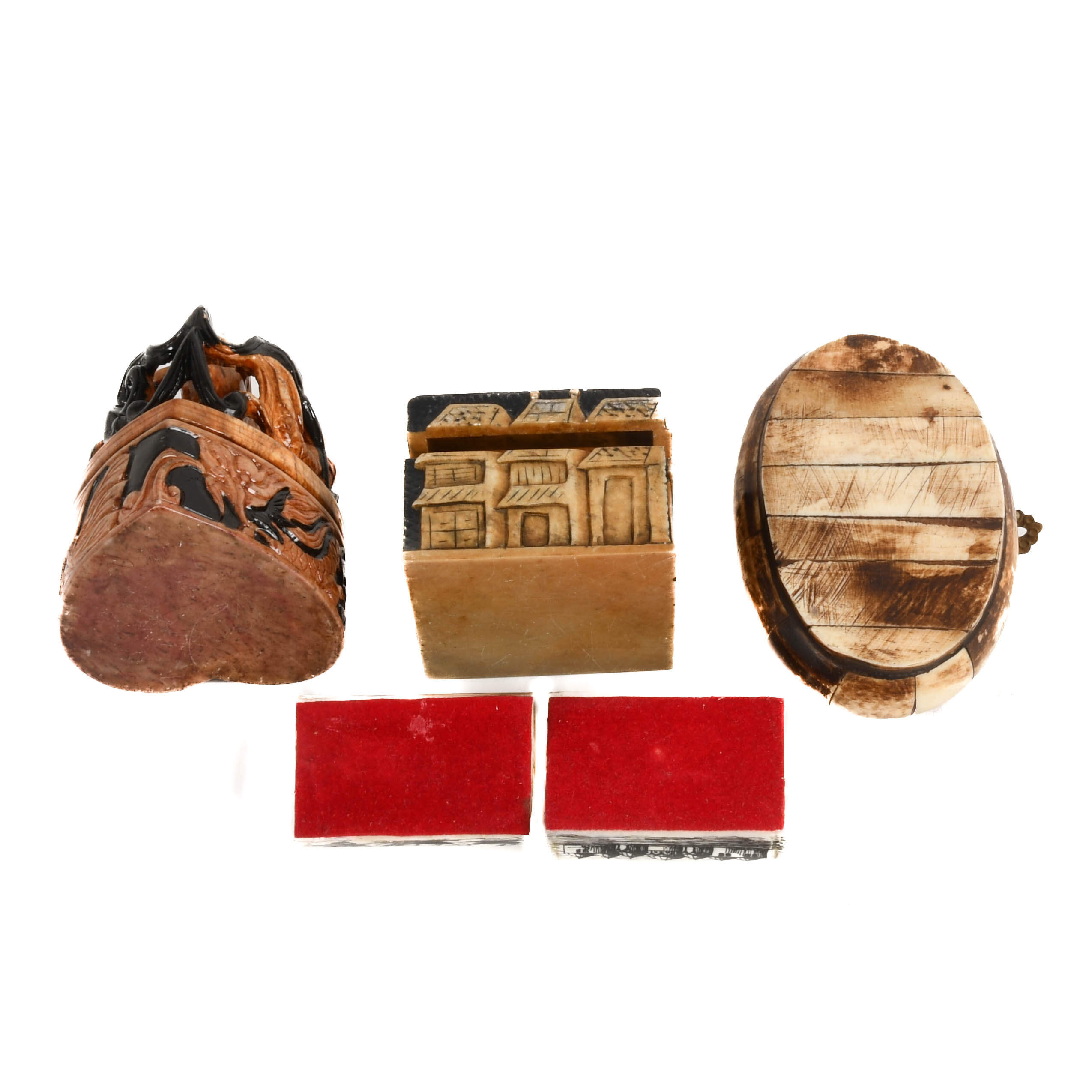 Assorted Mix Grouping of Trinket Boxes-7