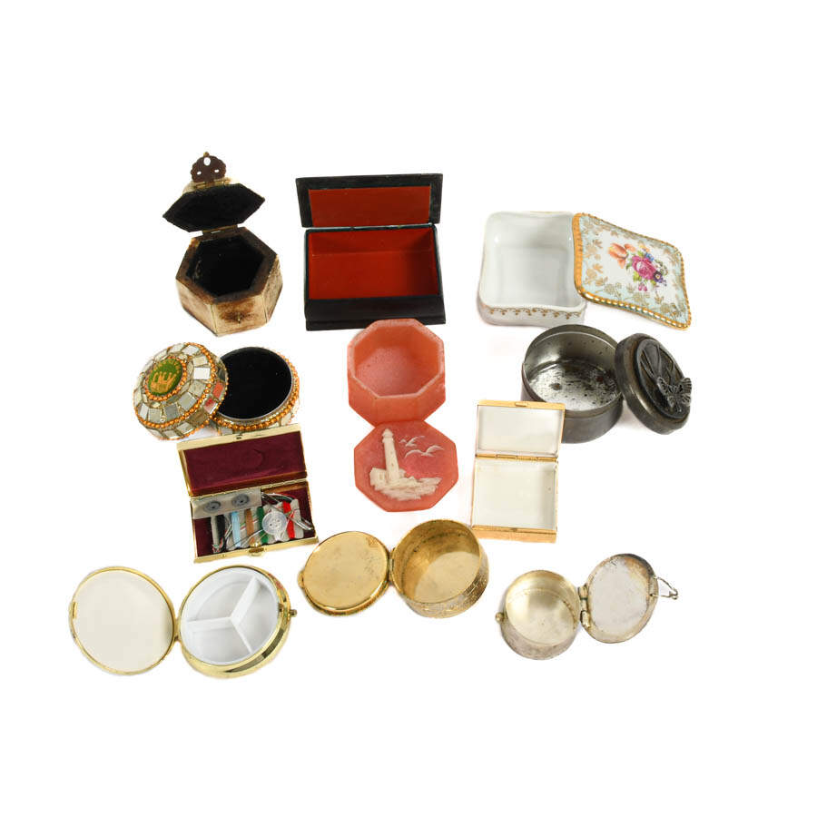 Collection of Assorted Miniature Boxes-6