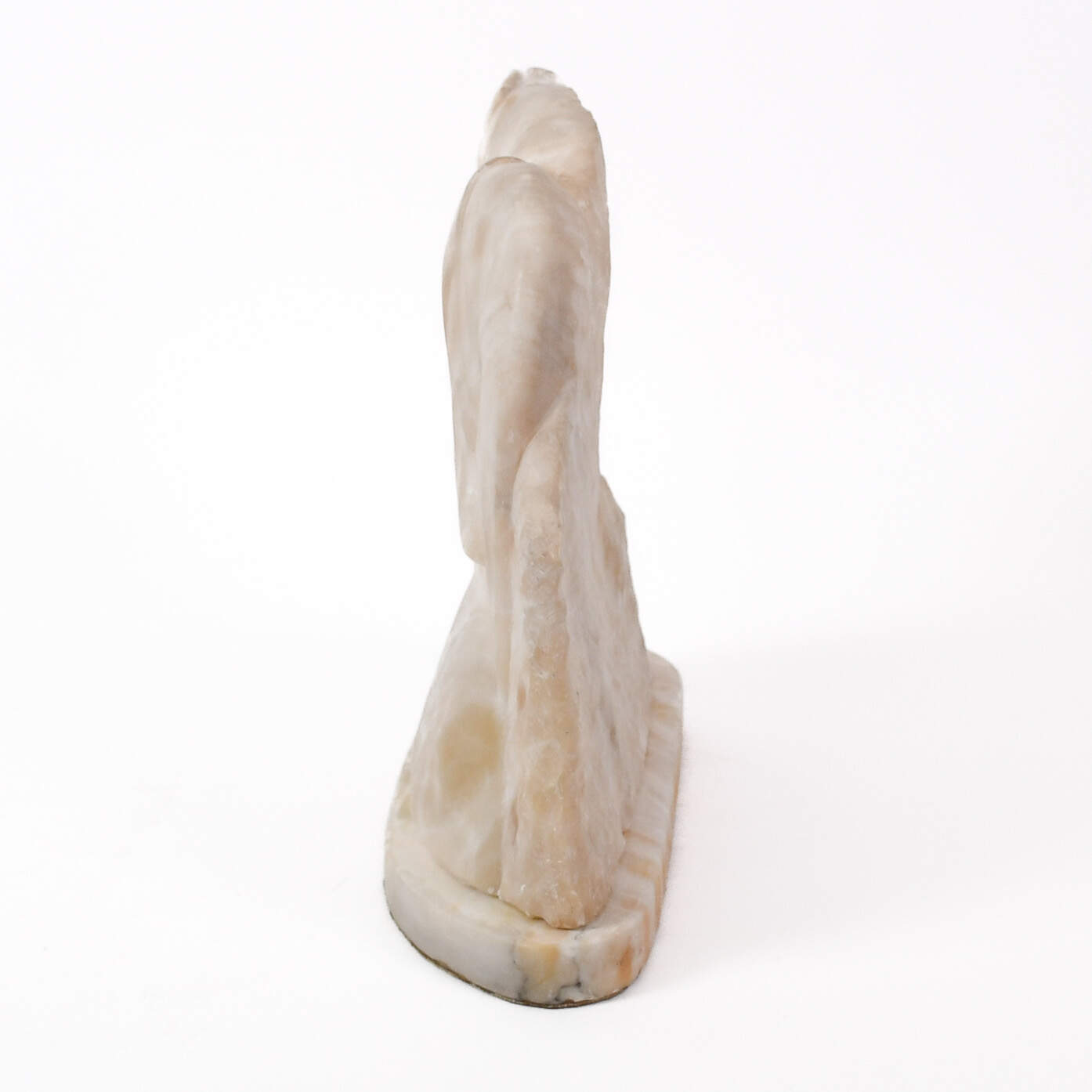 Alabaster Dante and Beatrice Profile Bust-4