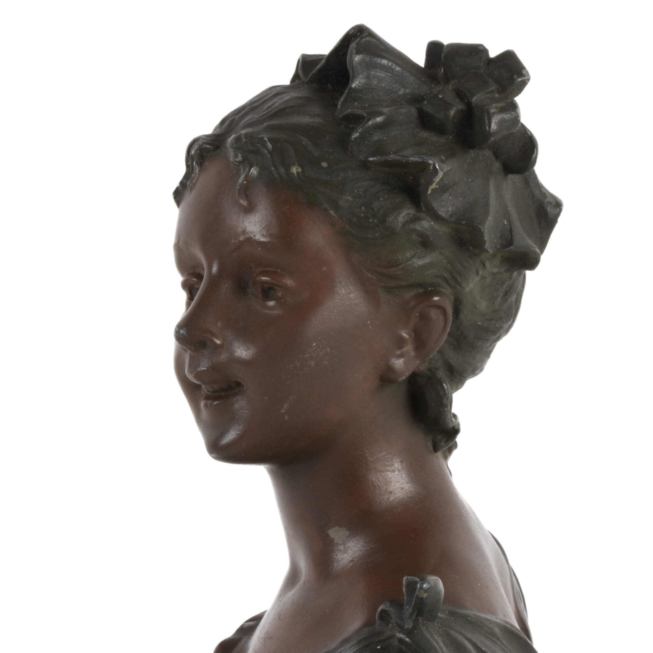 Signed Kinsburger Bust of a Lady-5