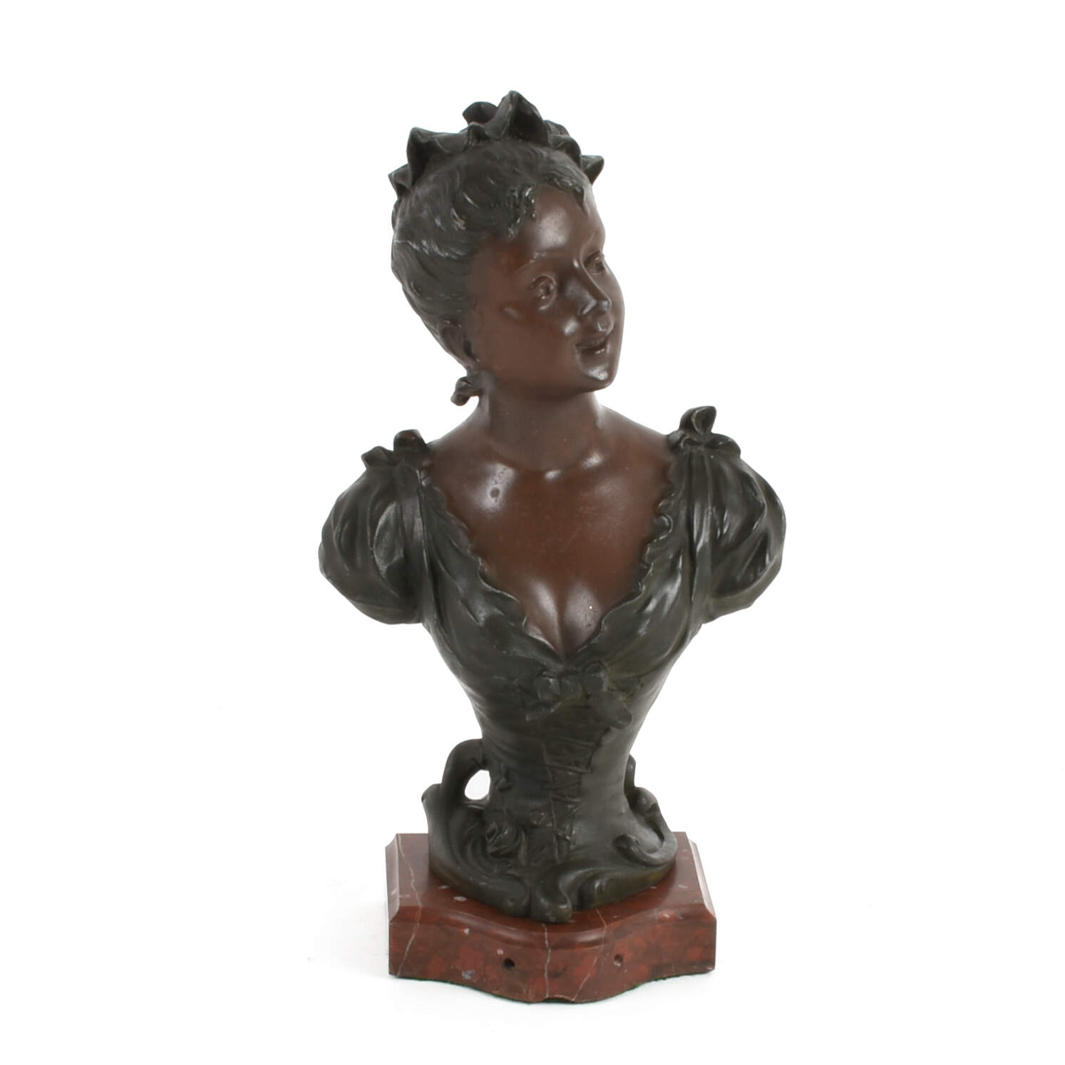 Signed Kinsburger Bust of a Lady-1