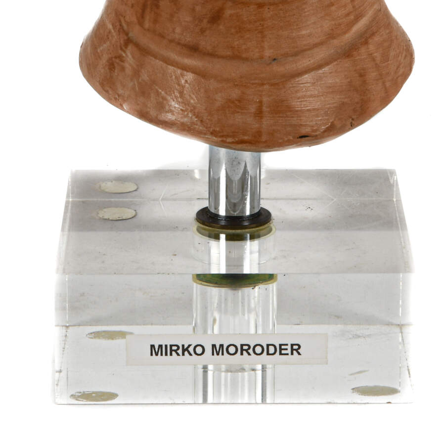Mirko Moroder Clay Bust on Lucite Base-13