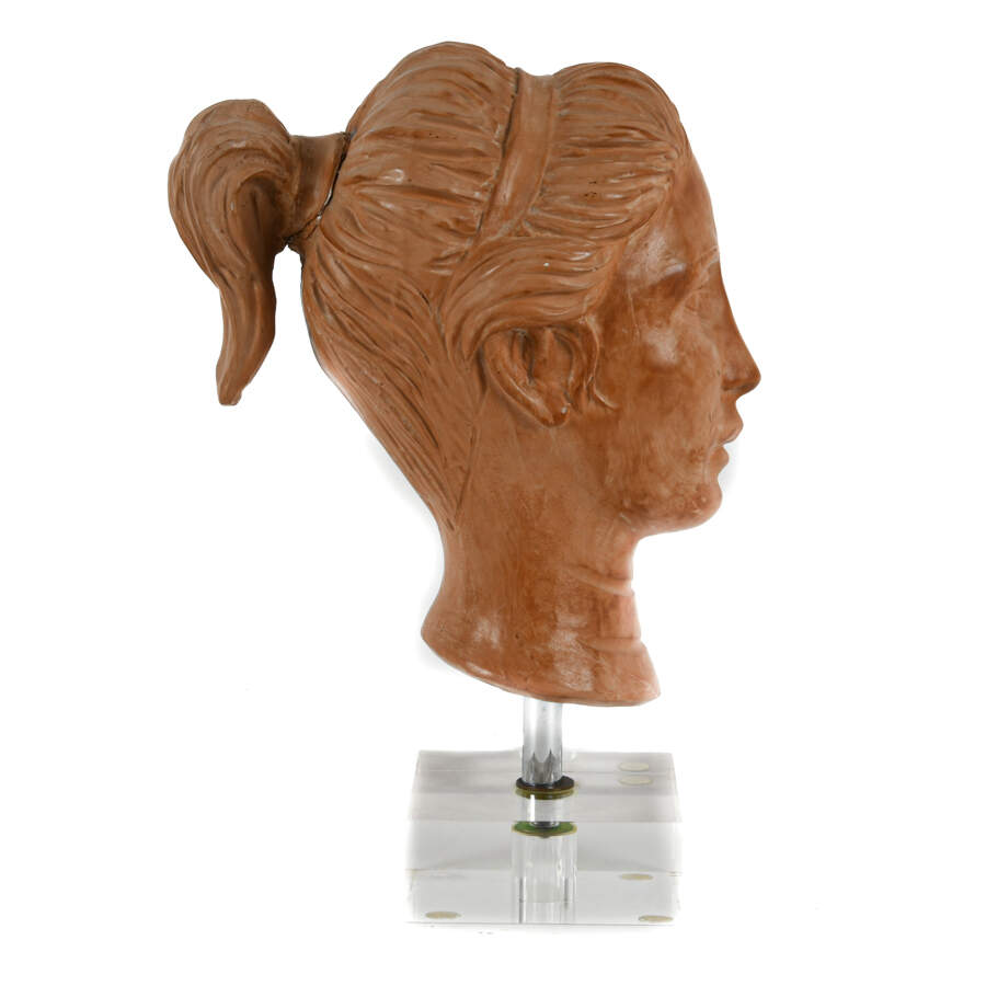 Mirko Moroder Clay Bust on Lucite Base-10