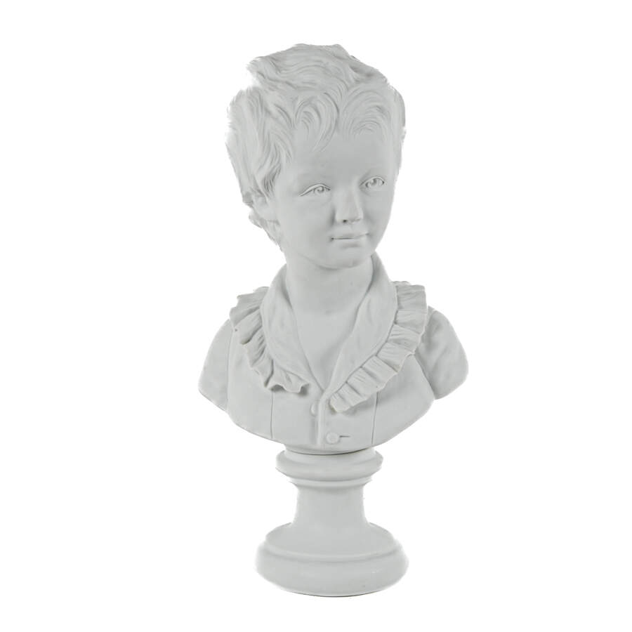 Signed Bisque Capodimonte Bust-1