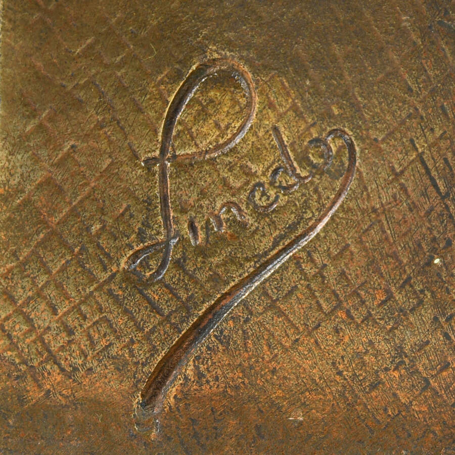 Bronze Bust "Floreal" by Emile Pinedo-6