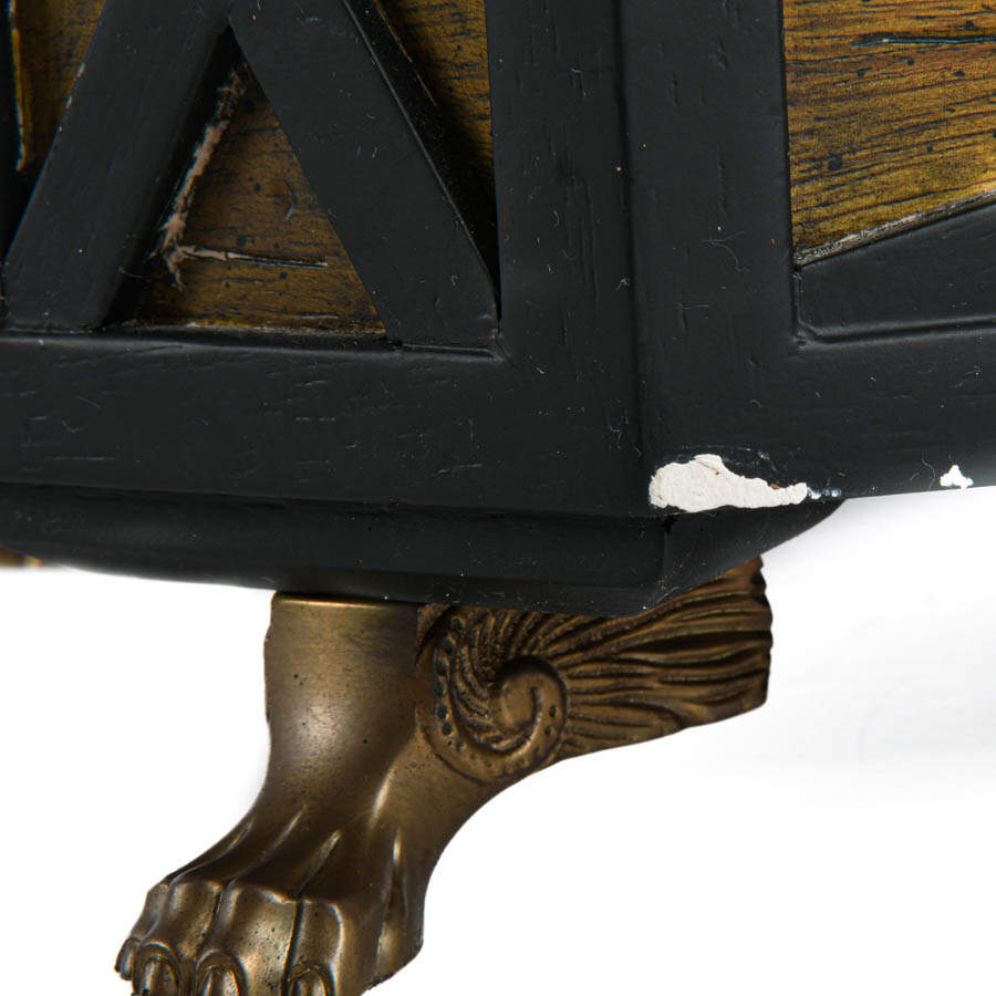 Hand-Carved Wooden Document Box-8