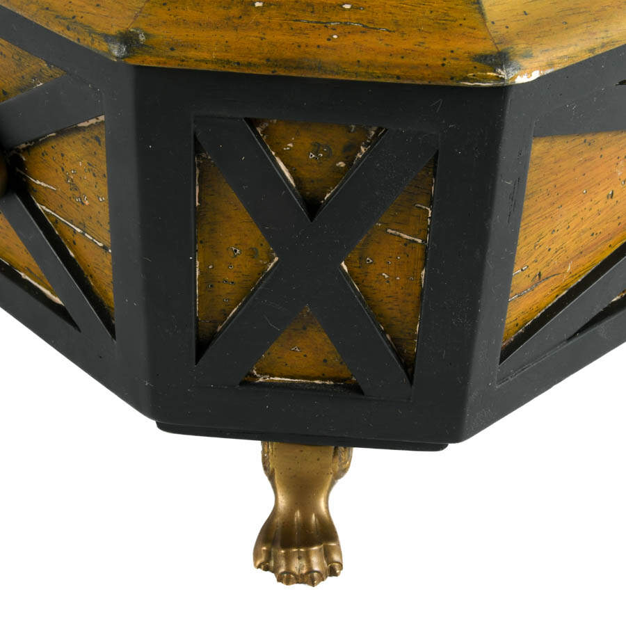 Hand-Carved Wooden Document Box-5