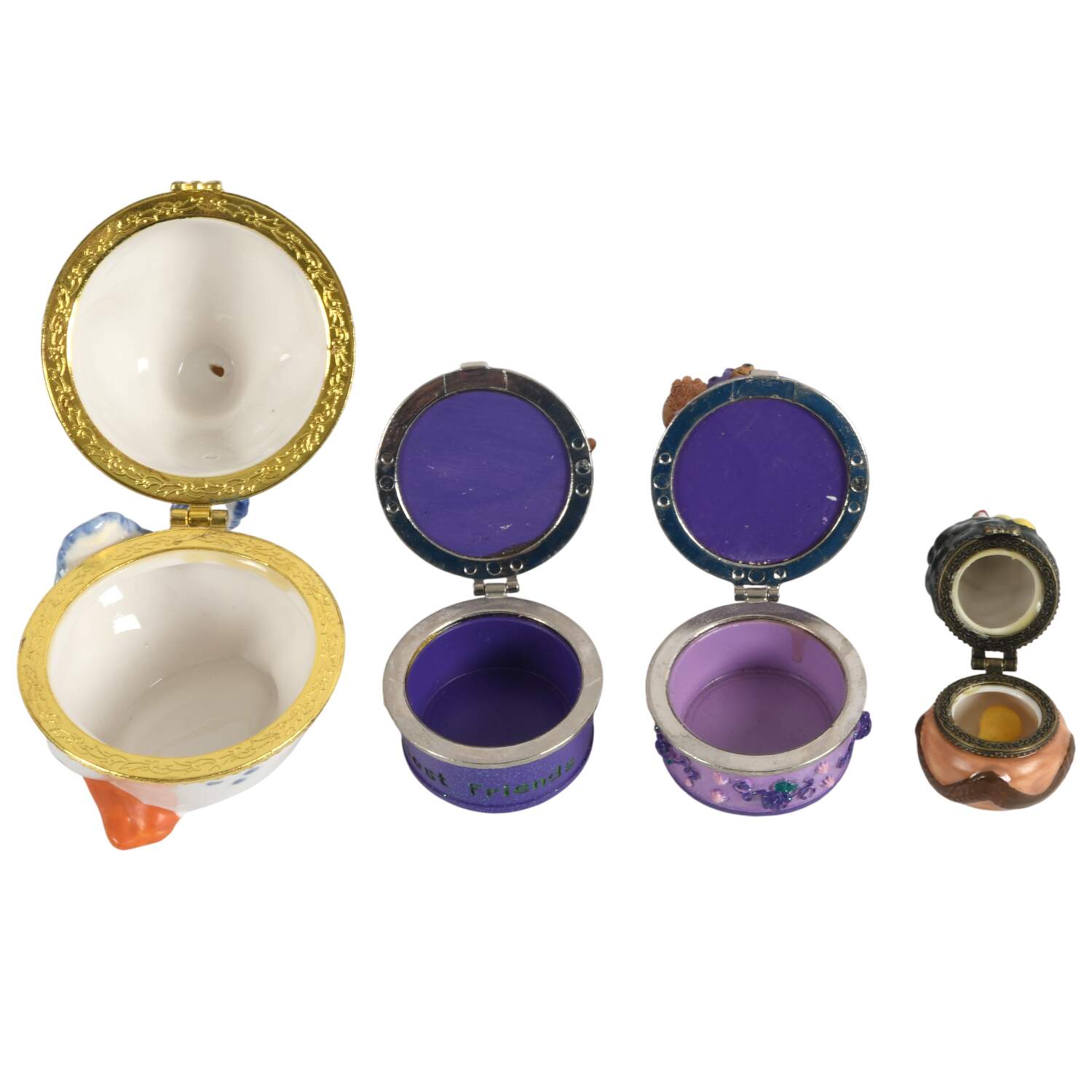 Grouping of Four Figural Trinket Boxes-3