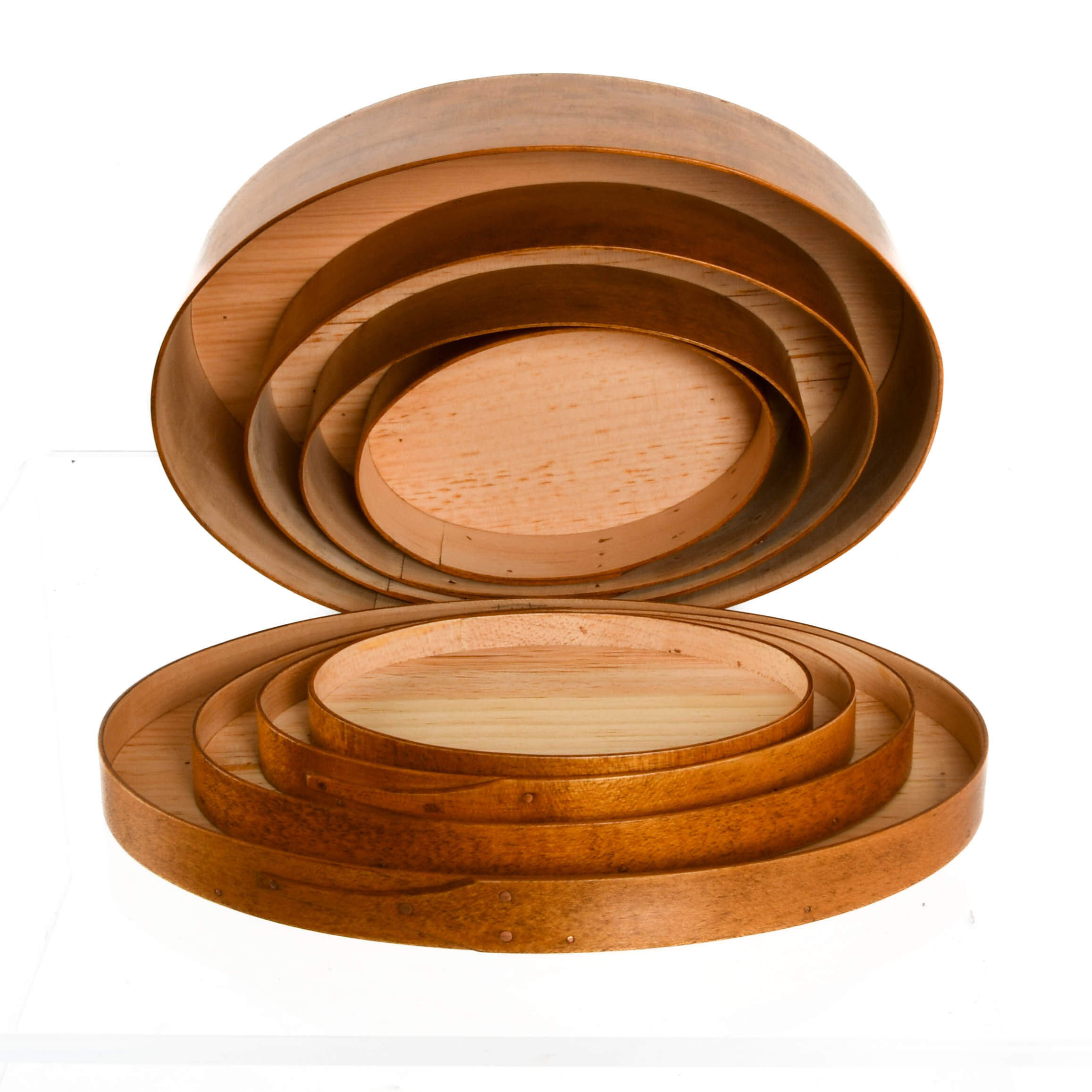 Set of Four Nesting Shaker Reproduction Boxes-6