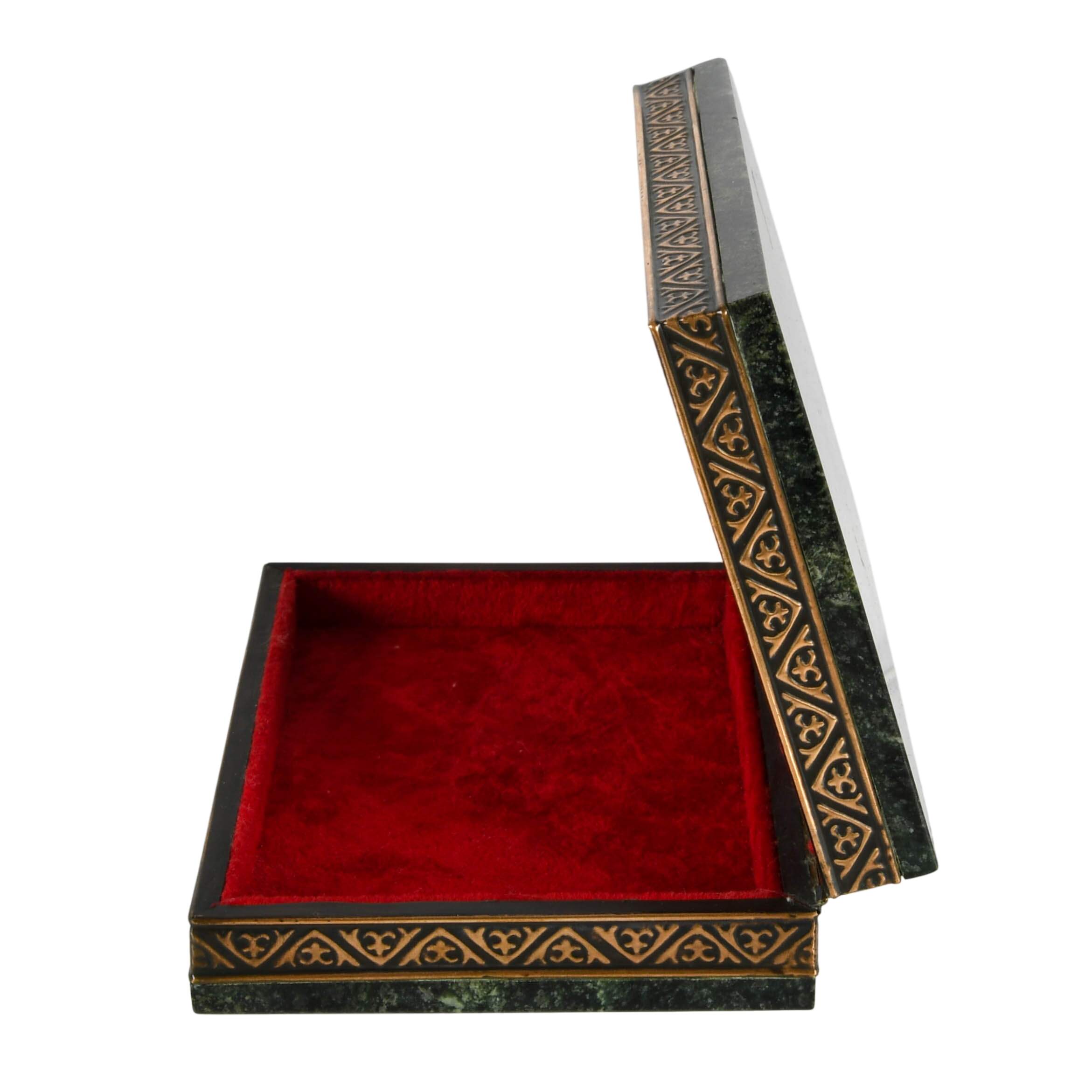 Serpentine Marble Vanity Box-3
