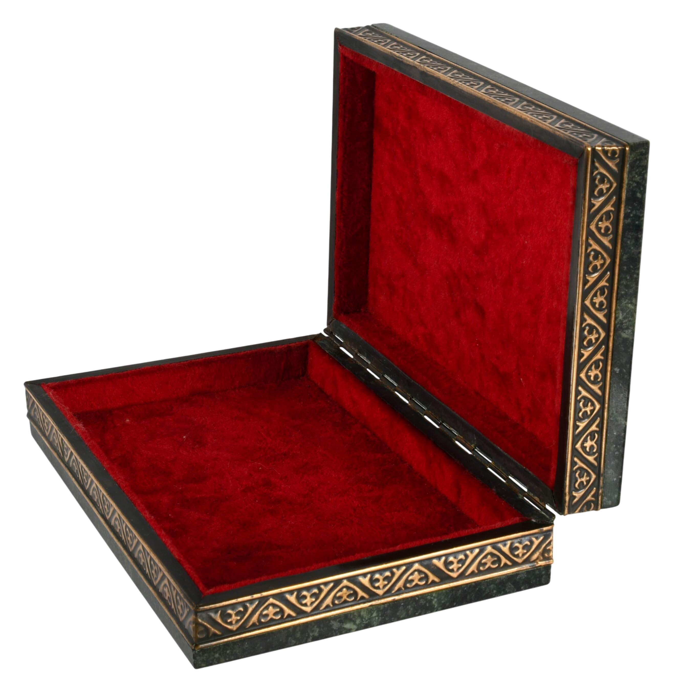 Serpentine Marble Vanity Box-2