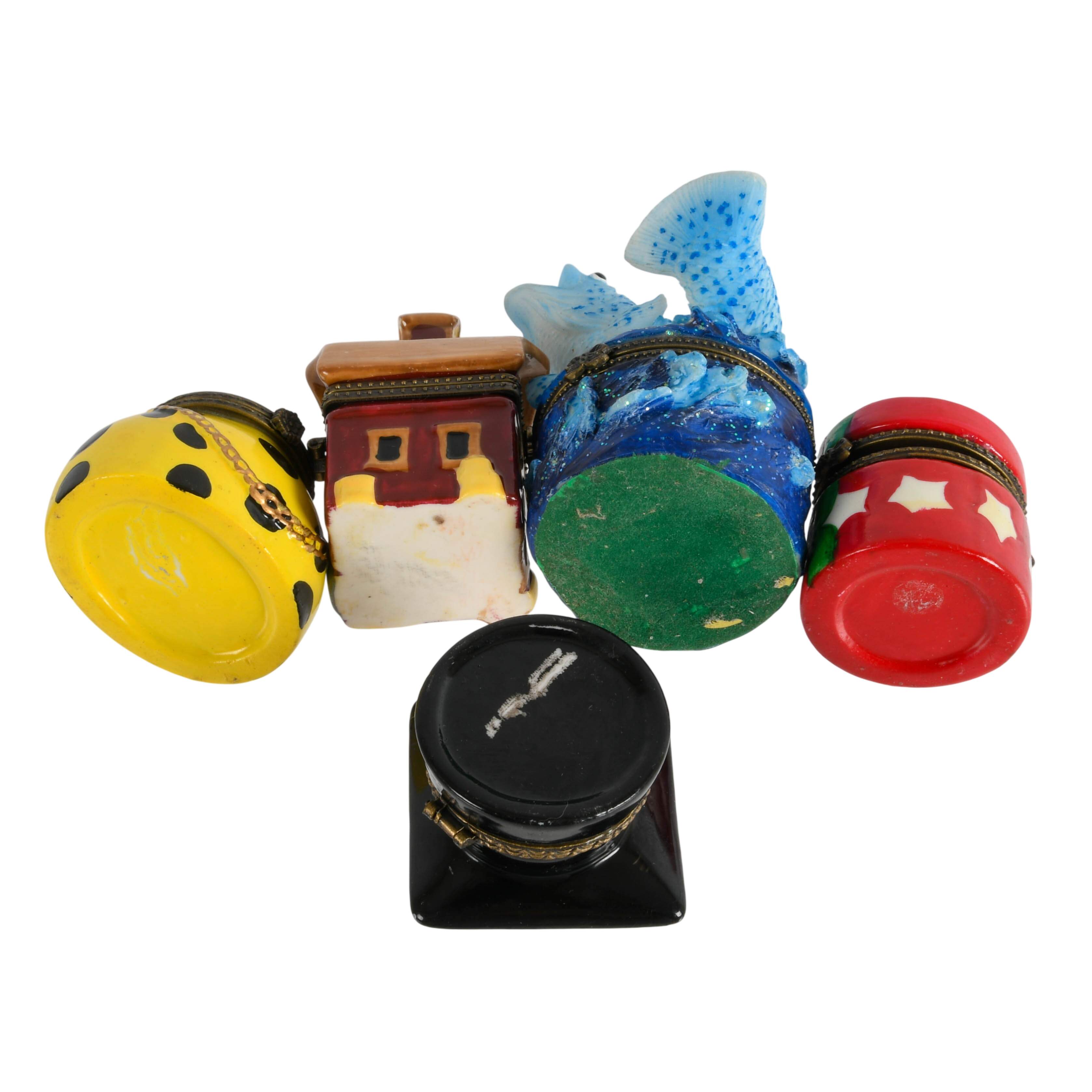 Grouping of Figural Trinket Boxes-5
