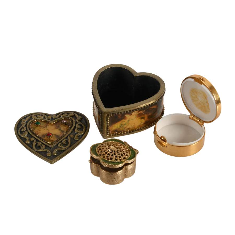 Trio of Metal Pill Boxes-2