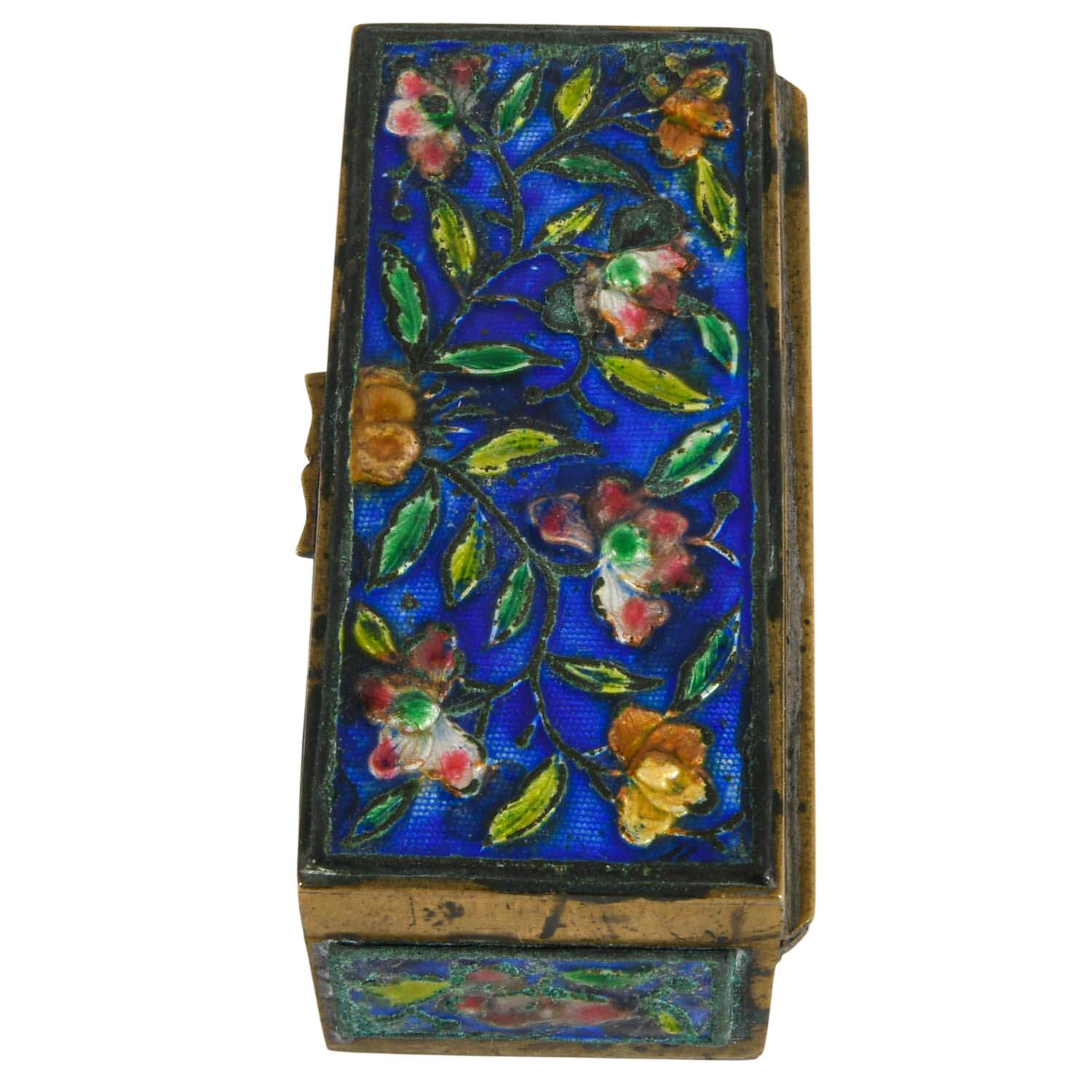 Grouping of Three Cloisonné Trinket Boxes-6