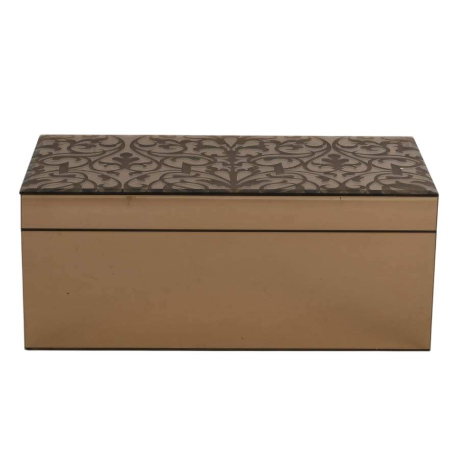 Tahari Home Etched Mirror Jewelry Box-1