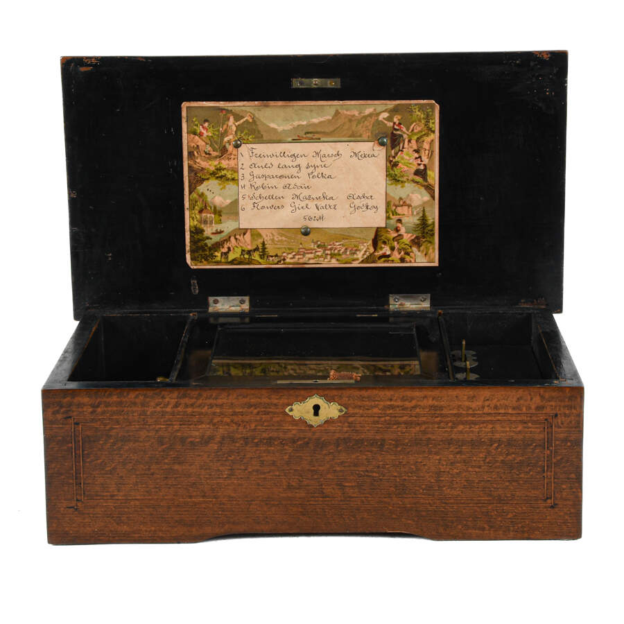 Antique Swiss Music Box-5
