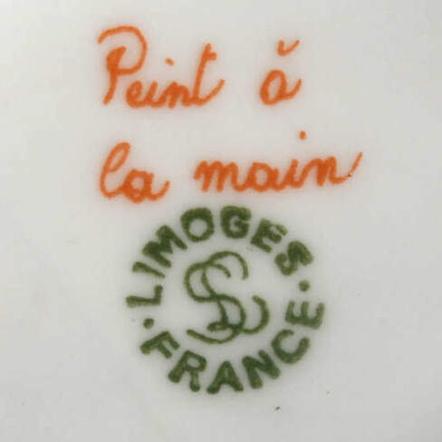 Limoges Porcelain Hand-Painted Fruit Pill Box-7