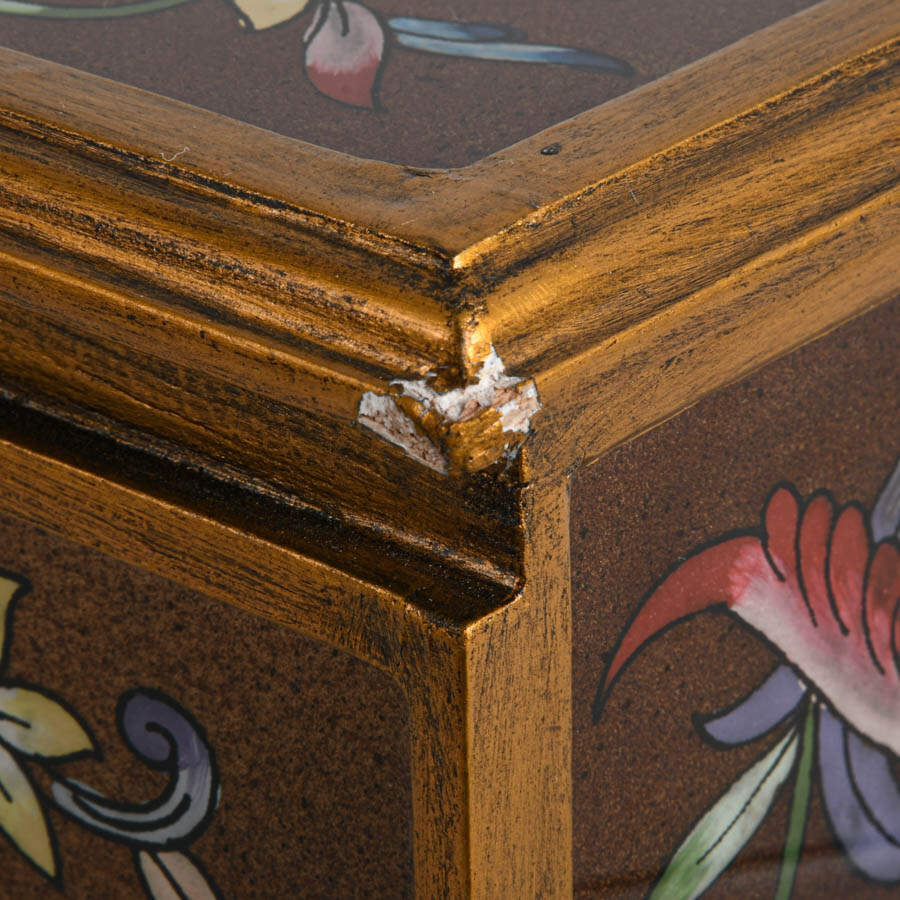 Hand-Painted Filigree Wood Jewelry Organizer by Art by Hand-3