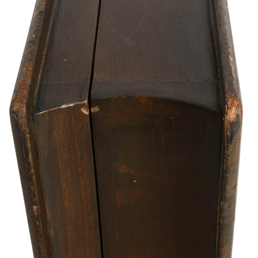 Antique Decorative Wooden Book Box Depicting Rembrandt-7