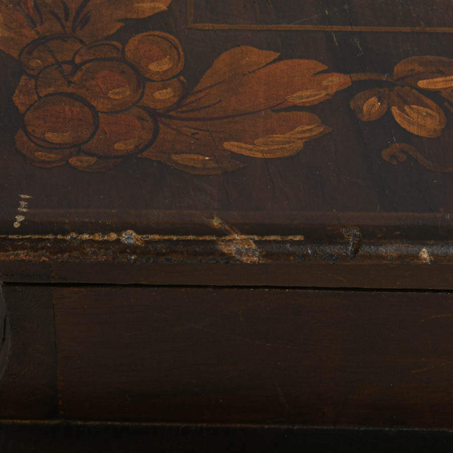 Antique Decorative Wooden Book Box Depicting Rembrandt-3