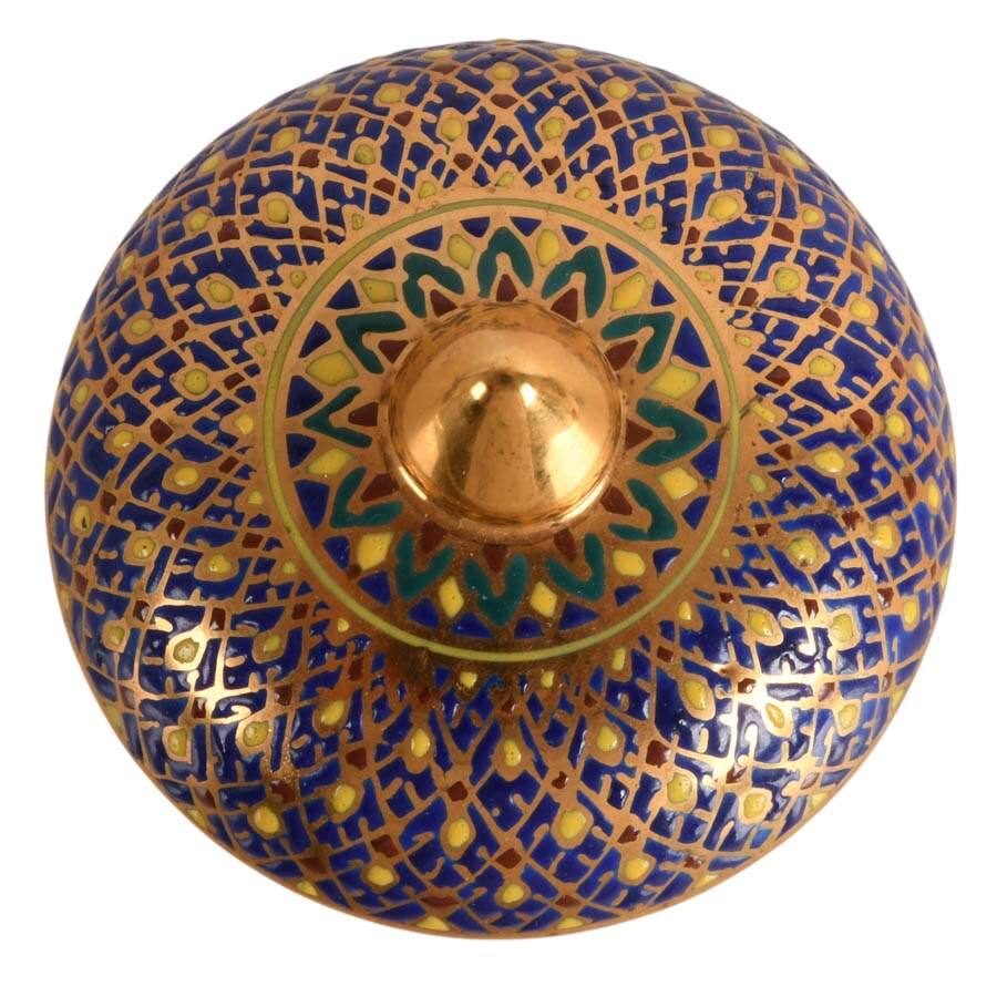 Four Asian Mixed Media Jewelry Boxes-6