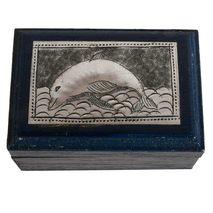 Four Asian Mixed Media Jewelry Boxes-3