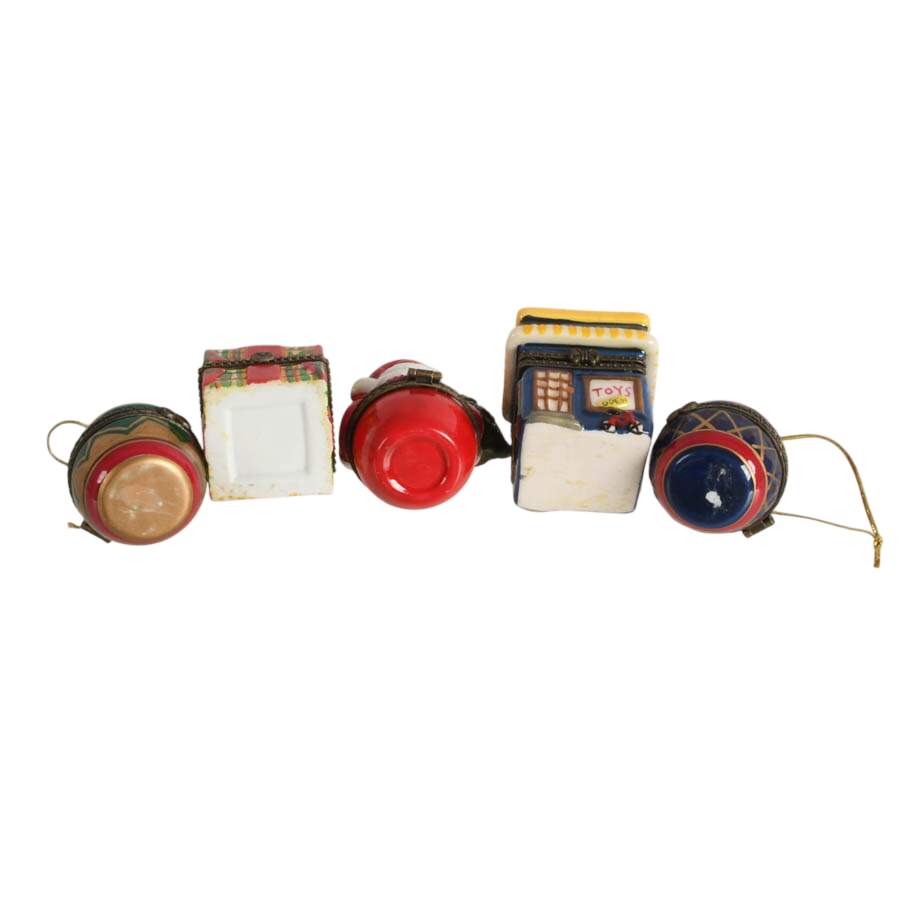 Five-Piece Christmas Love Porcelain Jewelry Boxes-8