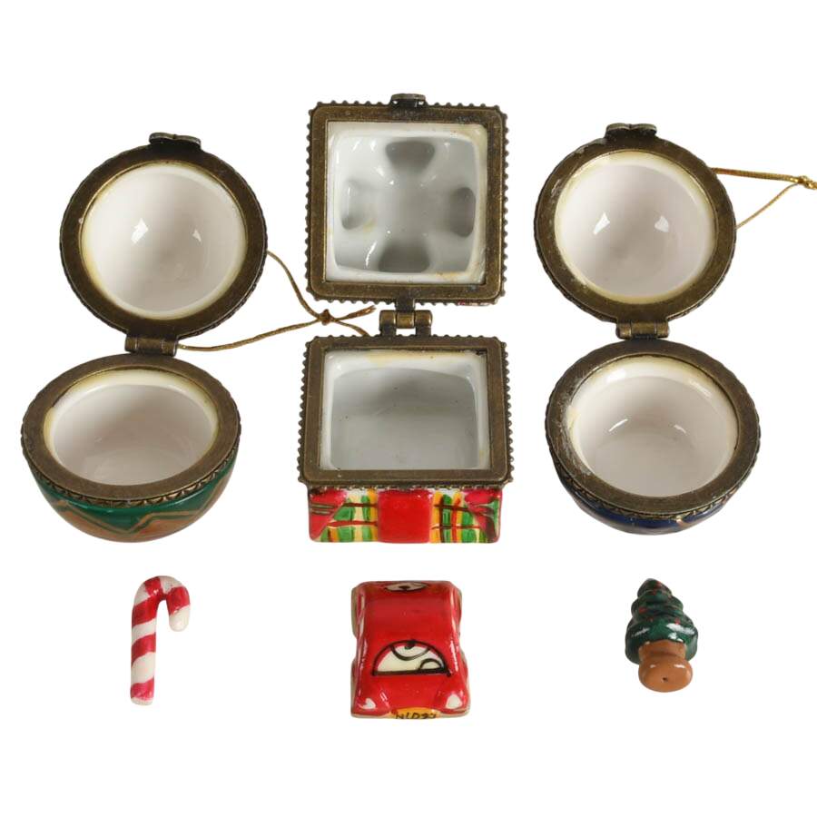 Five-Piece Christmas Love Porcelain Jewelry Boxes-7