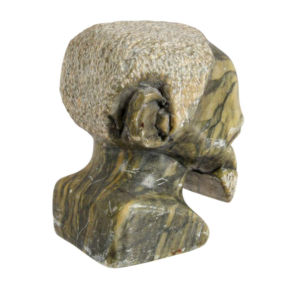 African Soapstone Bust-6