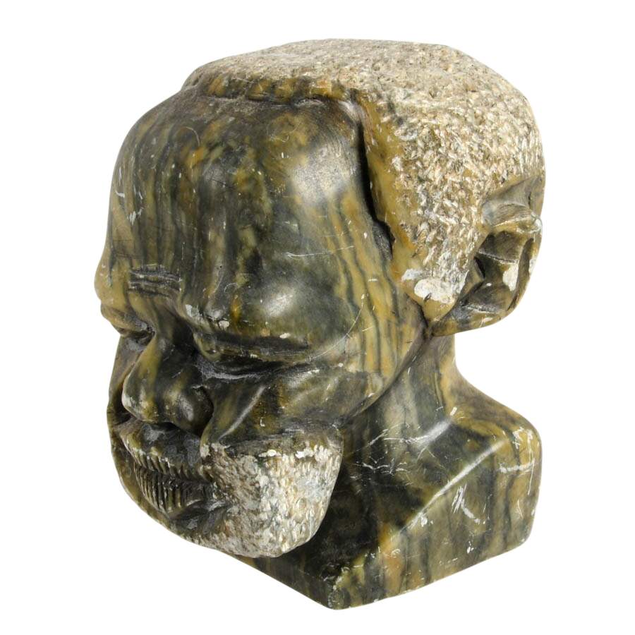 African Soapstone Bust-3