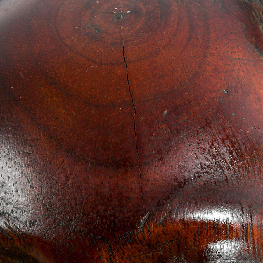Signed Hand-Carved Ebony African Bust-7
