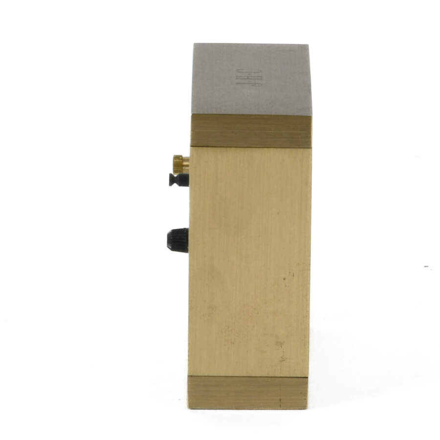 Mid-Century Modern Tiffany Monogrammed Desk Clock-4