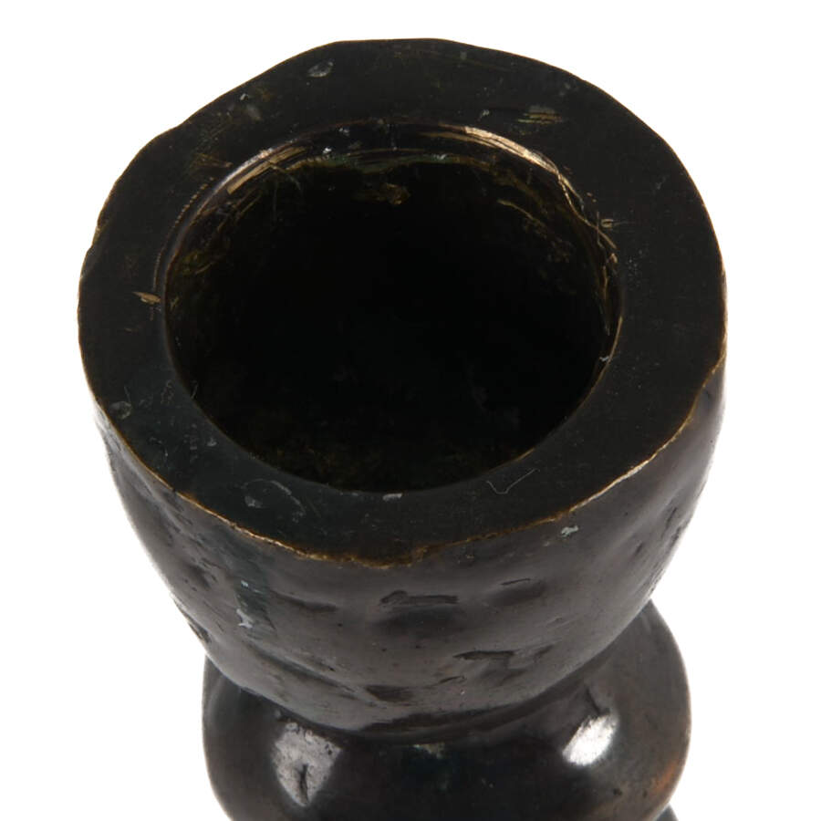Bronze Hand Hammered Candlestick-4