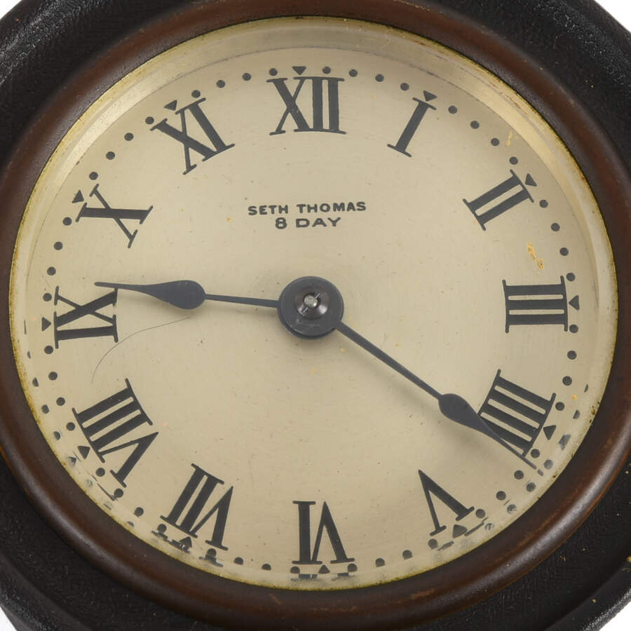 Seth Thomas 8-Day Reverse Painted Banjo Wall Clock-5